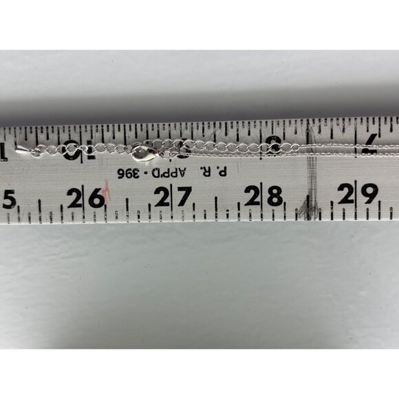 Star-Shaped Pendant Necklace With Rhinestones On Silver Chain - Picture 5 of 5